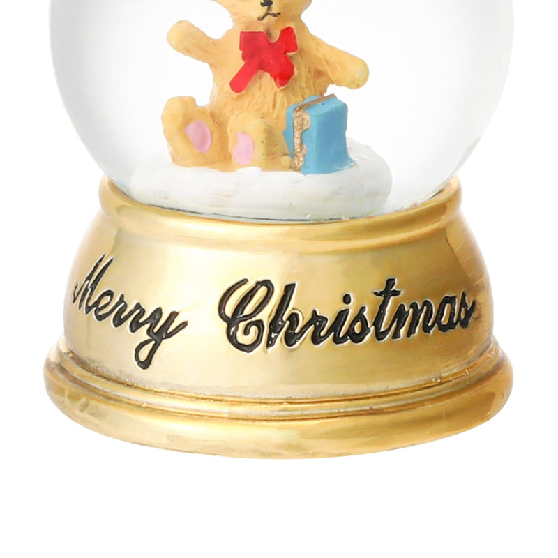 Snow Globe Bear XS Gold