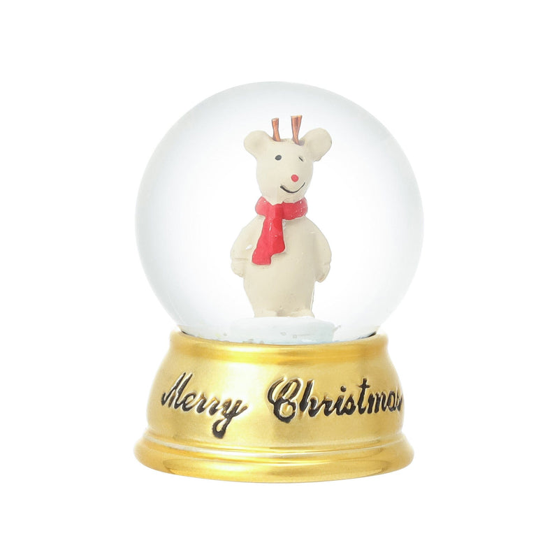 Snow Globe Reindeer XS Gold