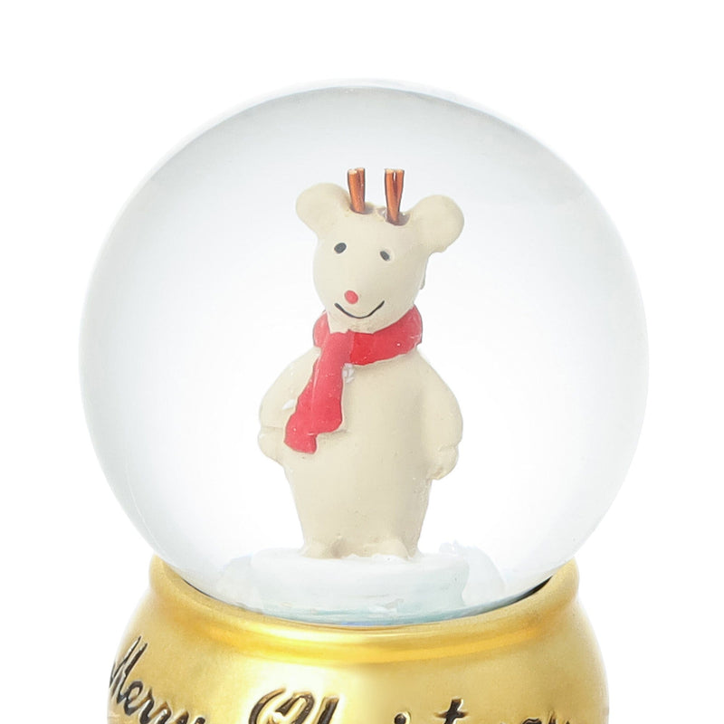Snow Globe Reindeer XS Gold