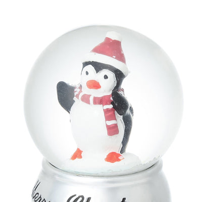 Snow Globe Penguin XS Silver