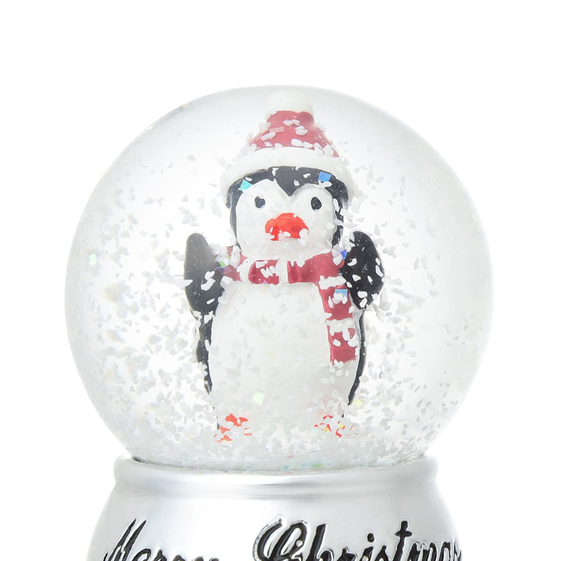 Snow Globe Penguin XS Silver