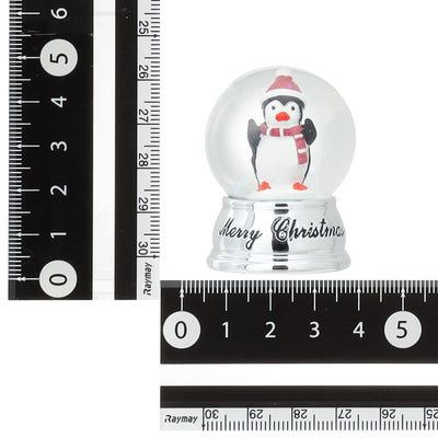 Snow Globe Penguin XS Silver