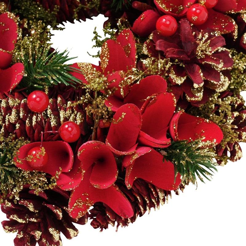 Wreath Medium Red