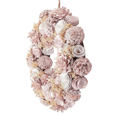 Wreath Large Pink