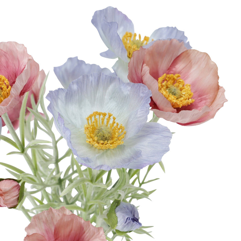 Mini Bouquet Poppy Light Pink x Light Blue