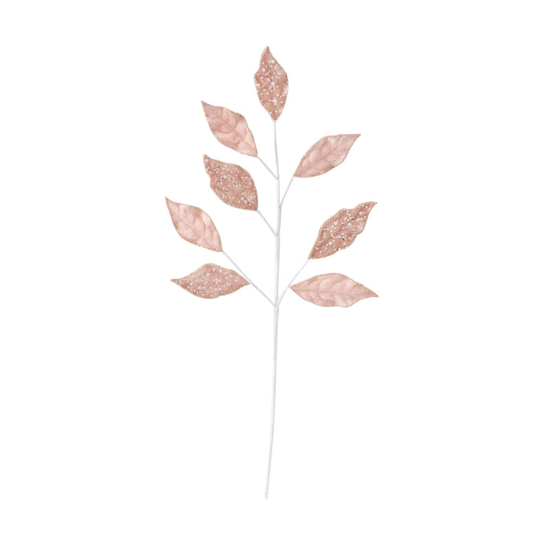 Art Plant Pearl Leaf Light Pink