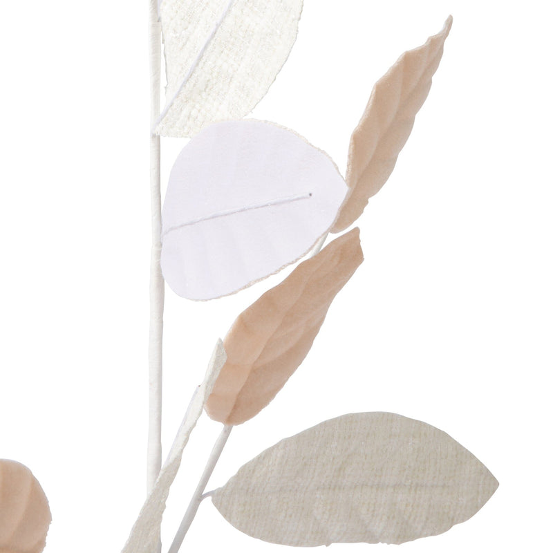 Art Plant Tweed Leaf White