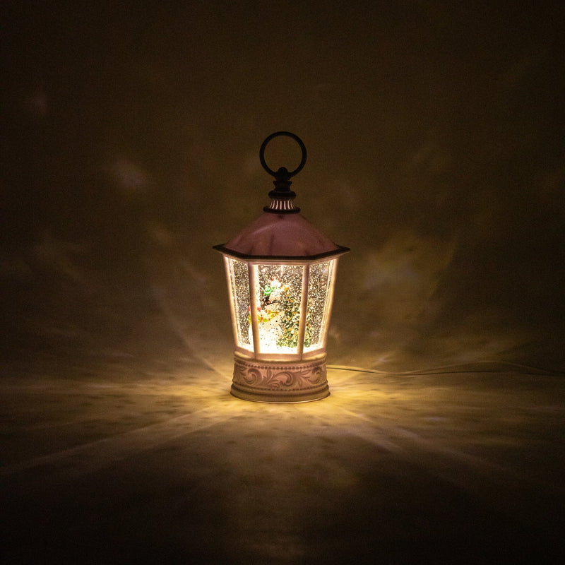 Snow Globe Square Lantern Snowman Large