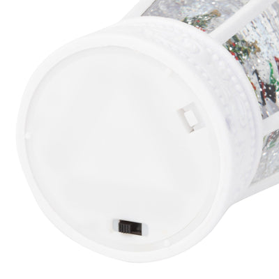 Snow Globe Square Lantern Snowman Large