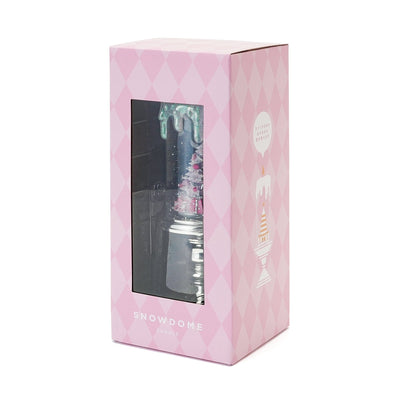 Snow Globe Candle Tree Large Silver