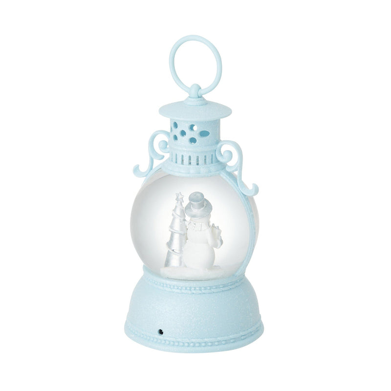 Snow Globe Round Lantern Snowman Large