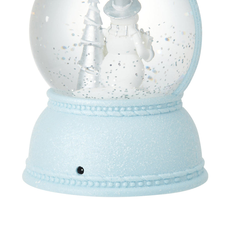 Snow Globe Round Lantern Snowman Large
