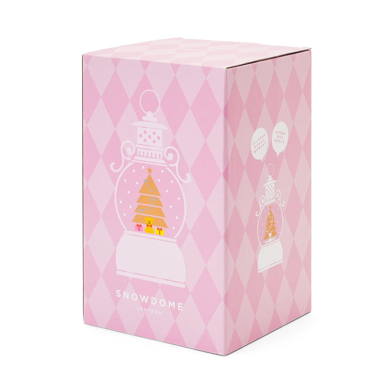 Snow Globe Round Lantern Tree Bear Large