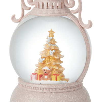 Snow Globe Round Lantern Tree Bear Large