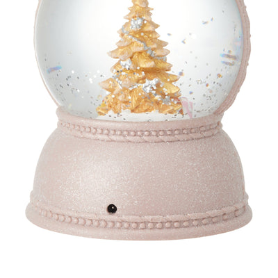 Snow Globe Round Lantern Tree Bear Large
