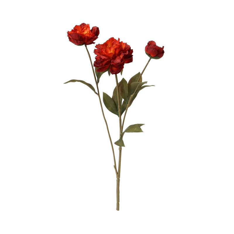Art Flower Peony Small Red