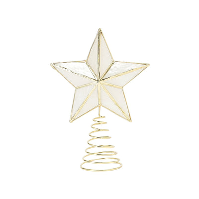 Tree Top Capiz Star Small Clear