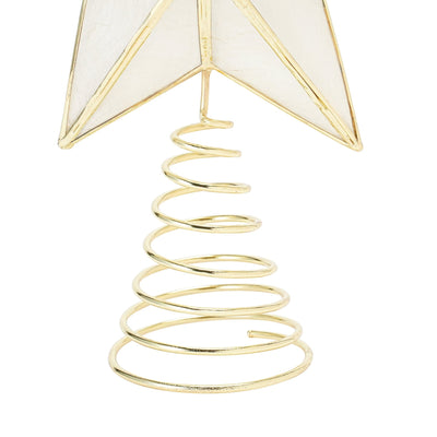 Tree Top Capiz Star Small Clear