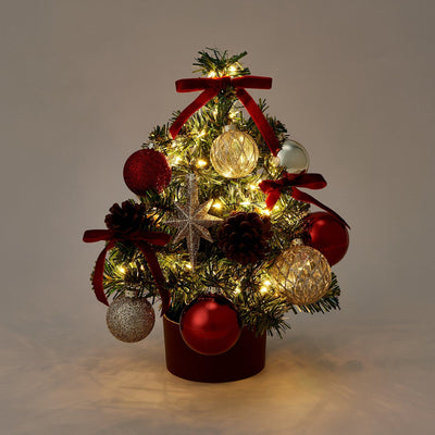 Desktop Tree With Ribbon Red