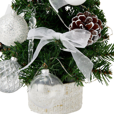 Desktop Tree With Ribbon White