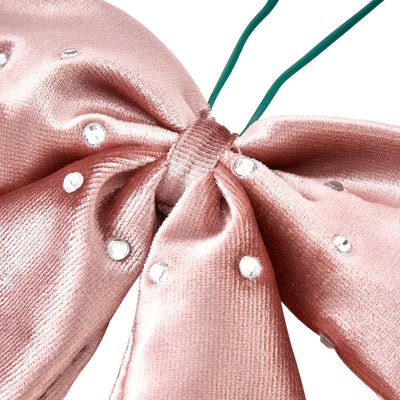 Ribbon Ornament Set (6 Pieces) Light Pink