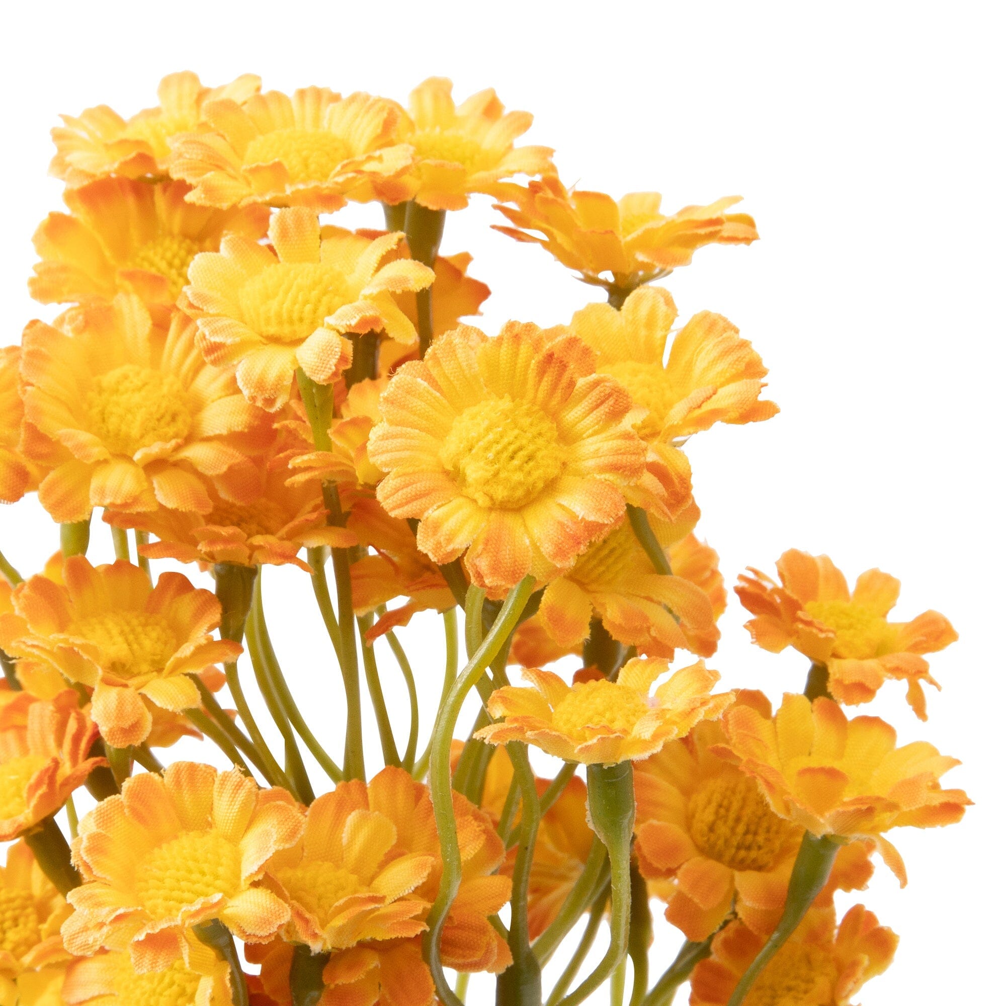 Artificial Flower Petit Daisy Bundle Orange