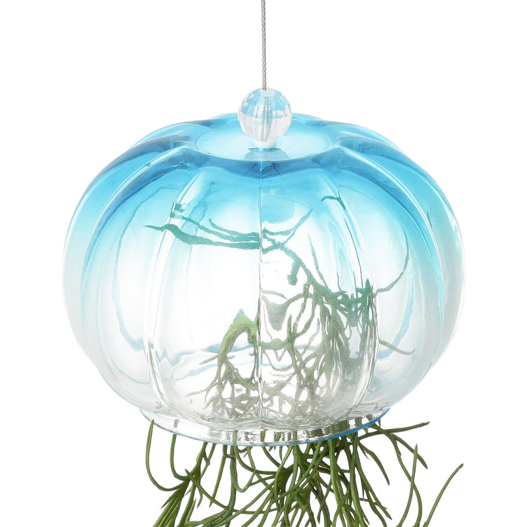 Art Green Jellyfish Blue