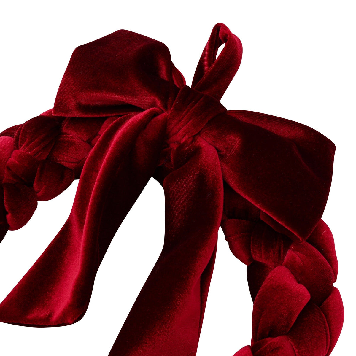 Ribbon Wreath Medium Red