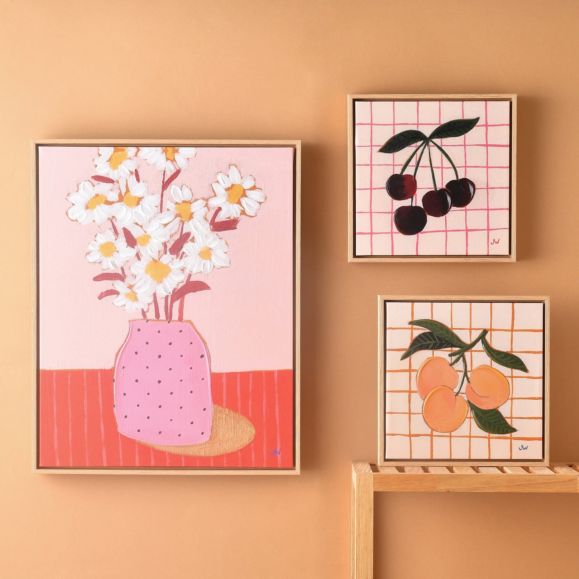 Retro Flower Art Board