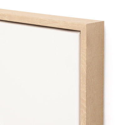 白色半立體植物掛畫 A