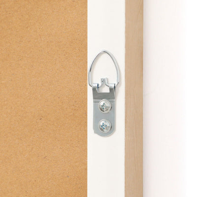 白色半立體植物掛畫 A