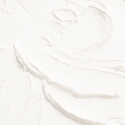 白色半立體植物掛畫 B