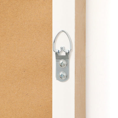 白色半立體植物掛畫 B