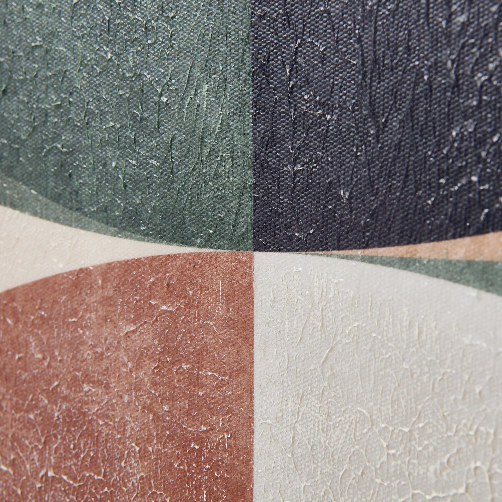 Geometric Art Board Green