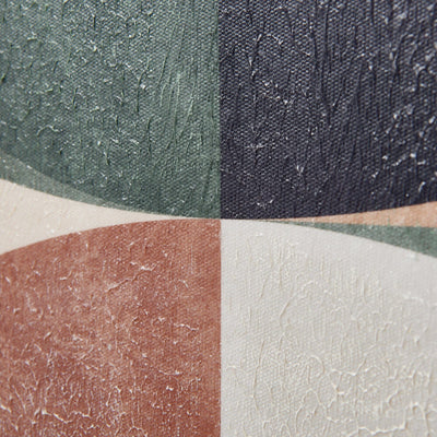 幾何圖案藝術掛畫 綠色