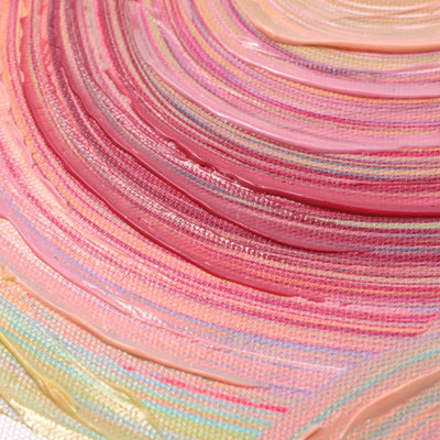 Painting Art Board Wave Medium Pink