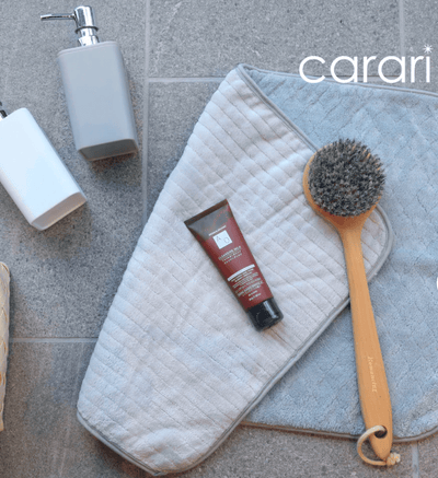 Reversible Bath Mat Gray