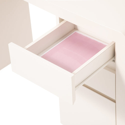 Marle Cosmetic Desk (A) W1050×D420×H752 White