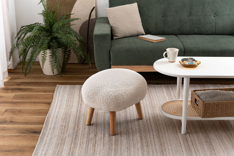 Sheep Stool White