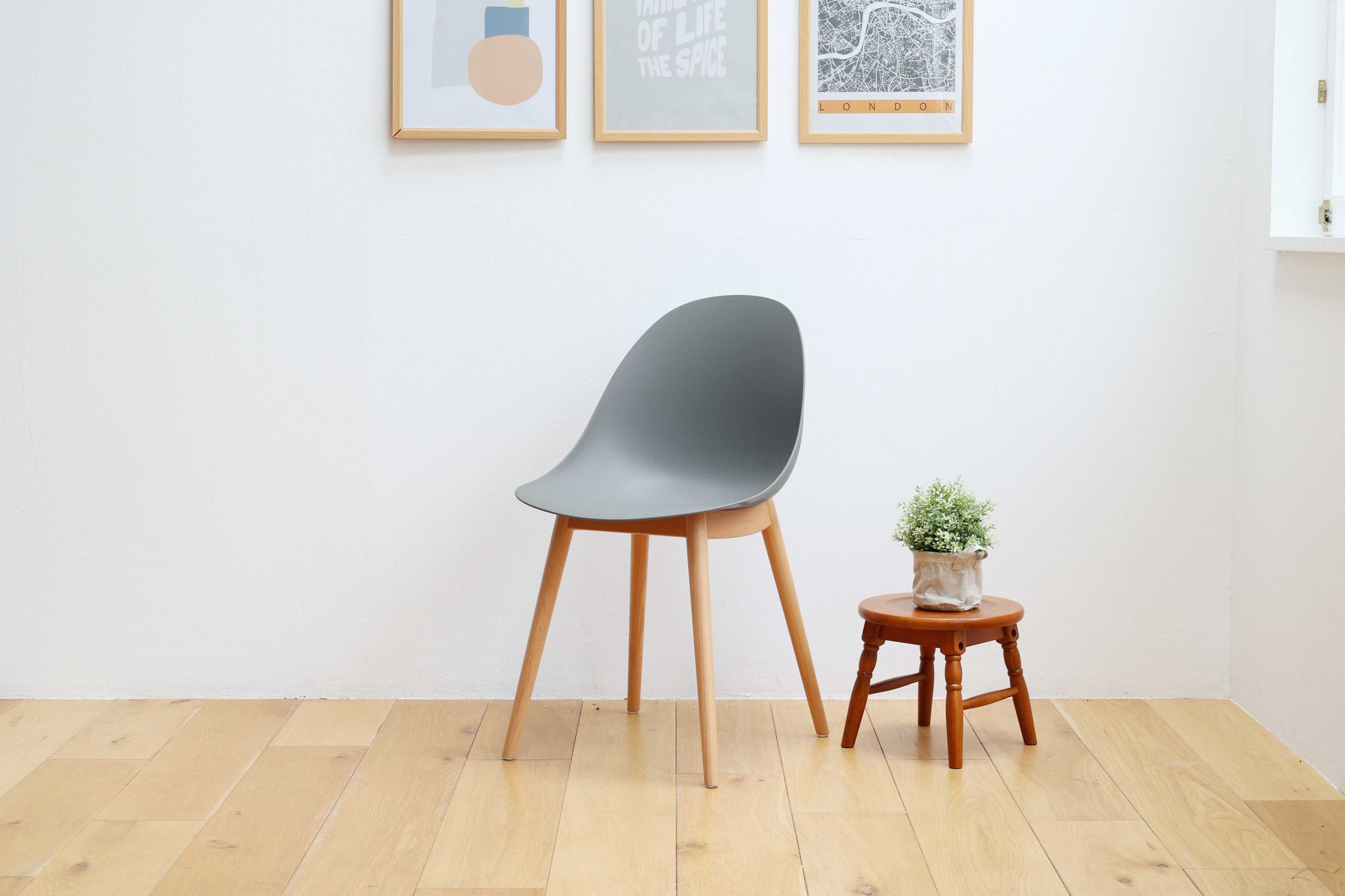 Chair Wood Gray
