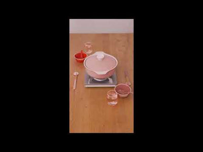 BICOLOR輕量煮食鍋18cm粉紅色
