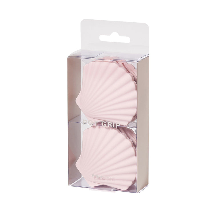 SHELL POT GRIP 2PCS PINK