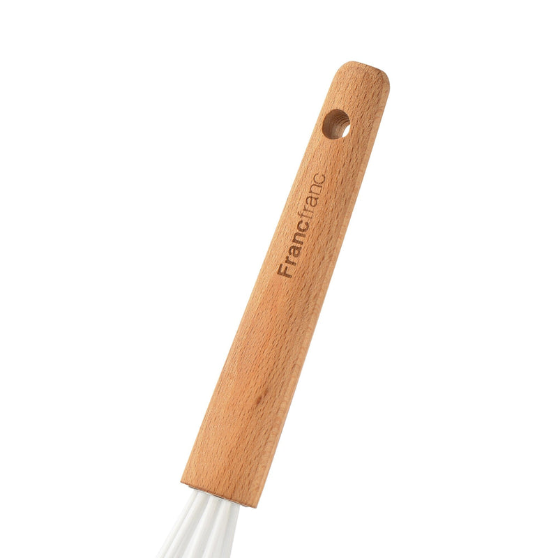 Silicone Whisk Wood