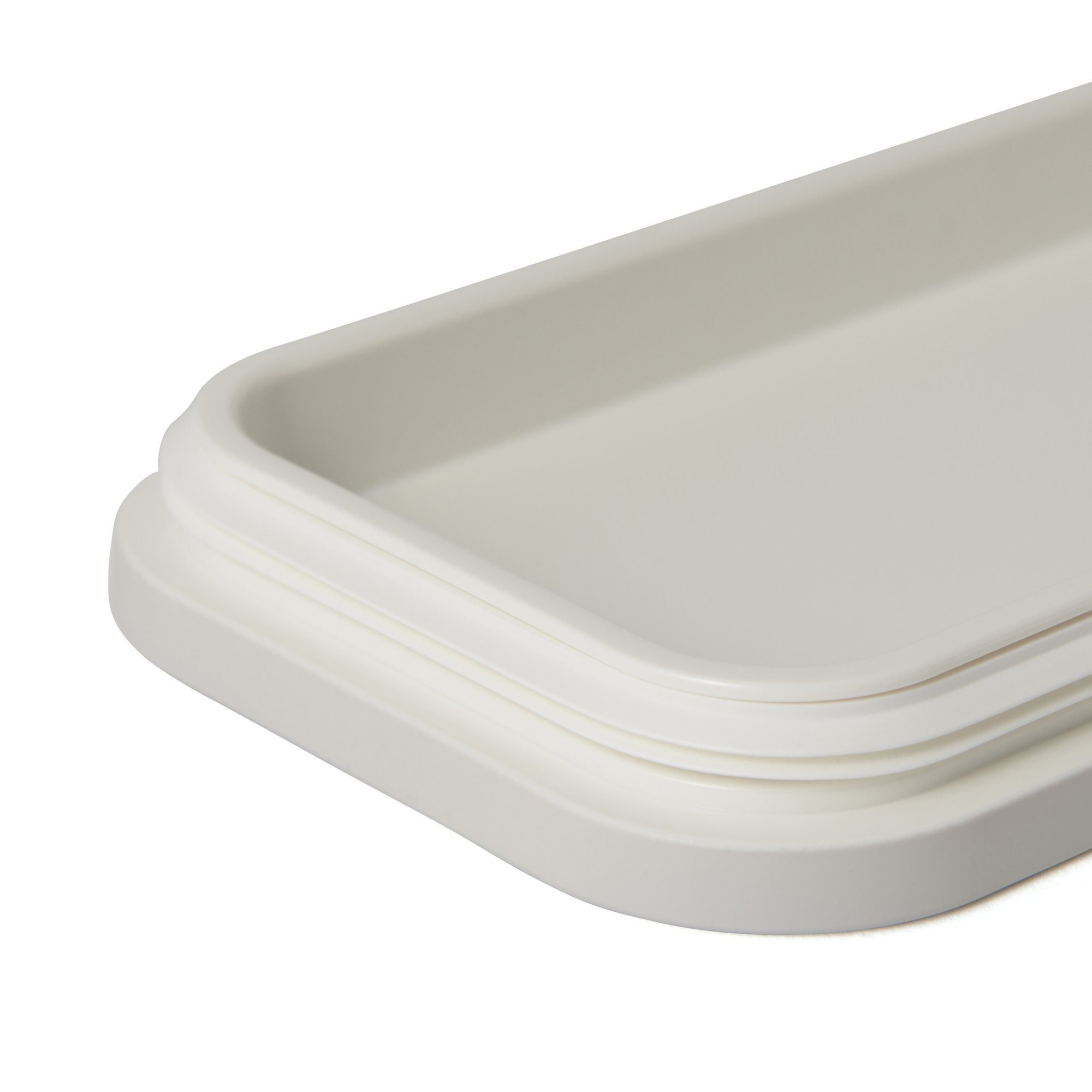 LOGO LUNCH BOX TWO-TIER WHITE