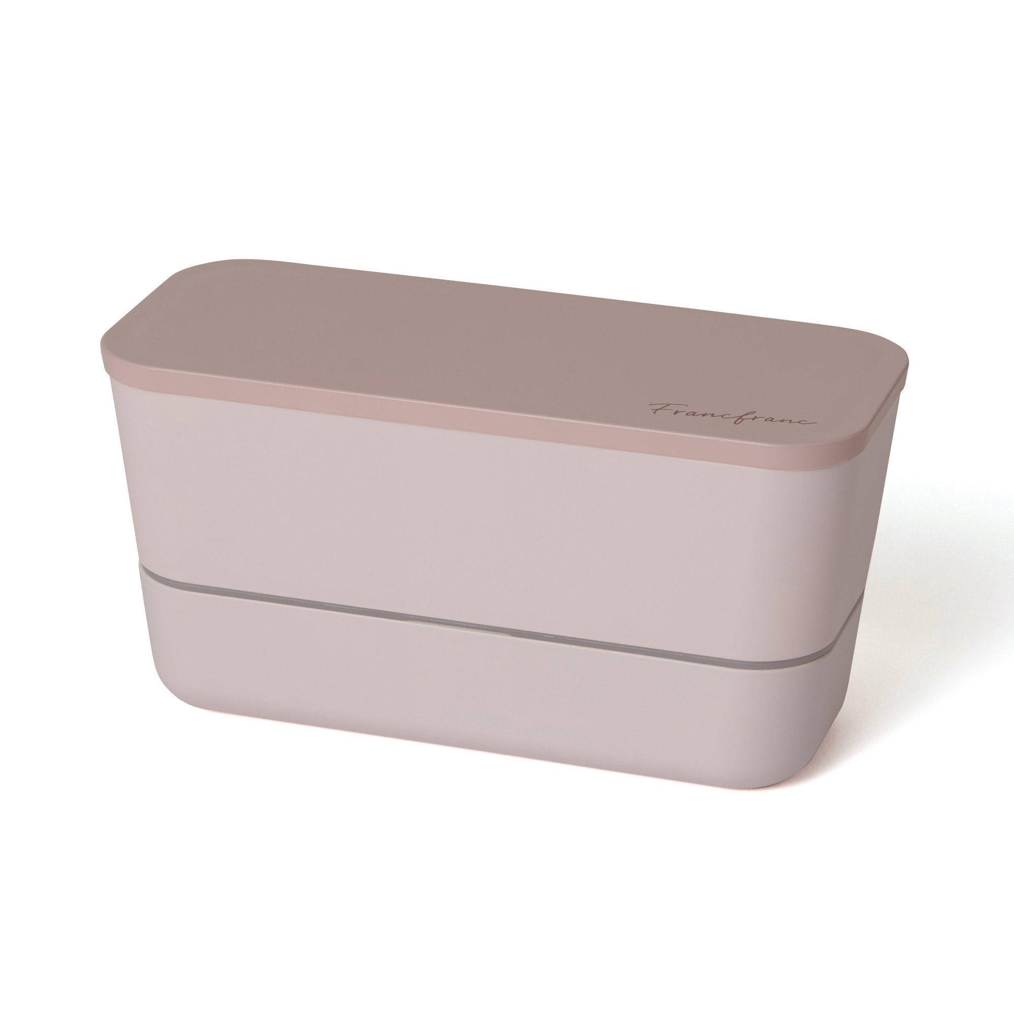 LOGO LUNCH BOX TWO-TIER PINK