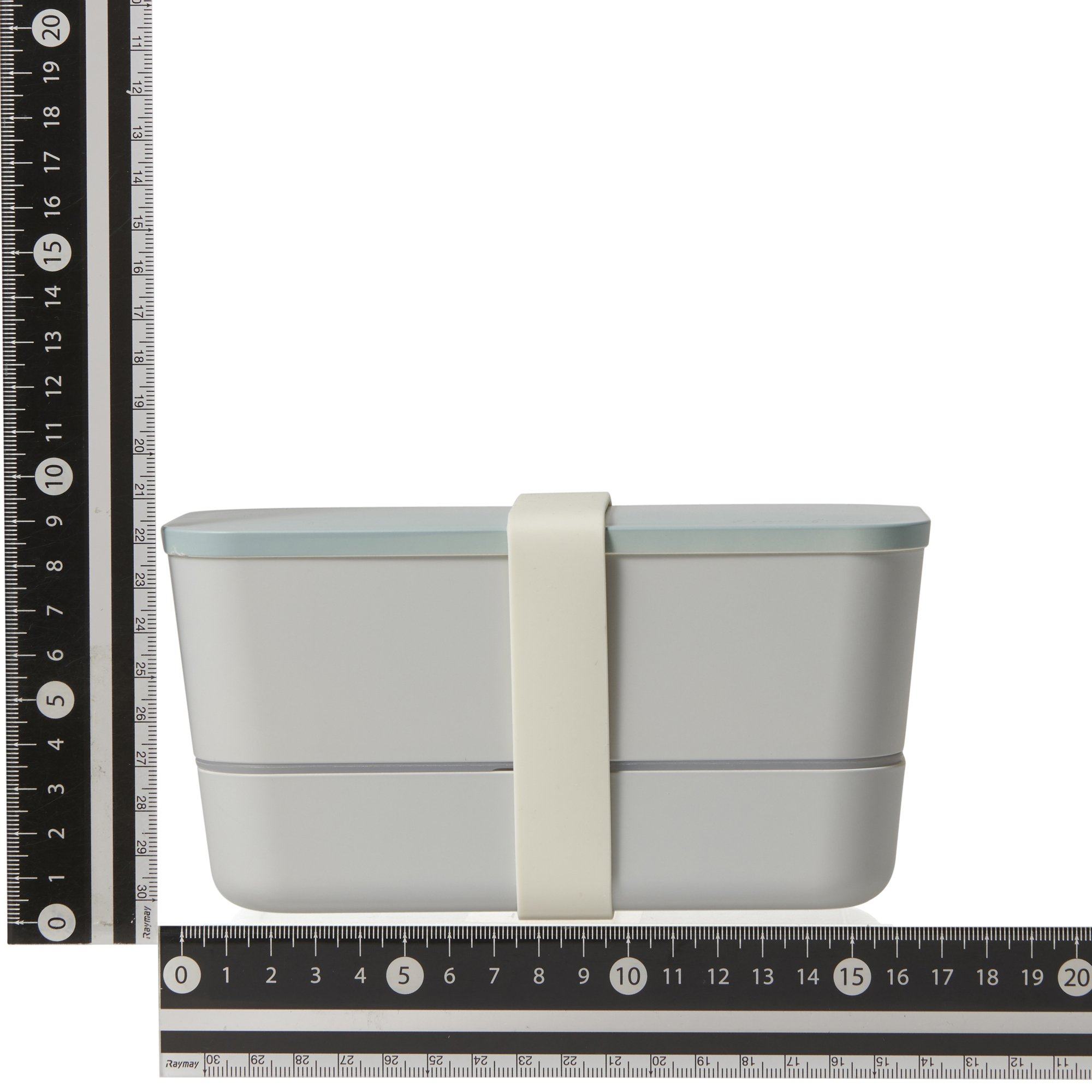 LOGO LUNCH BOX TWO-TIER BLUE