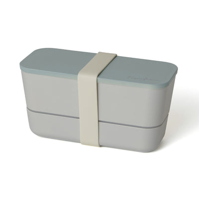 LOGO LUNCH BOX TWO-TIER BLUE