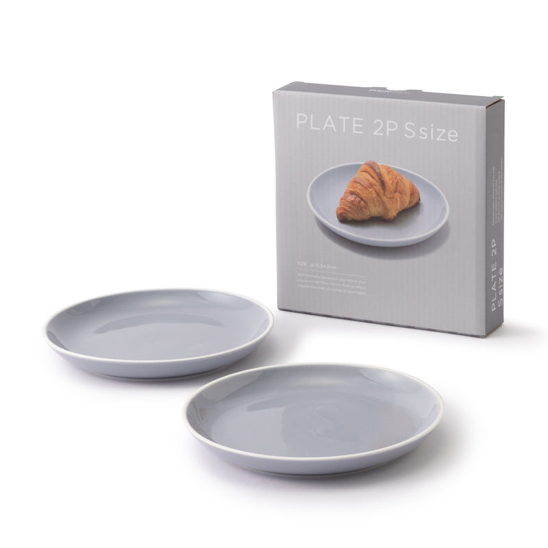 Ordi Plate 2P Small Gray