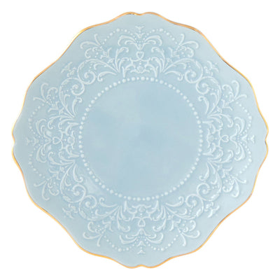 VOILE PLATE SMALL LIGHT BLUE