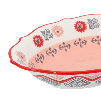 Verano Oval Plate D Pink